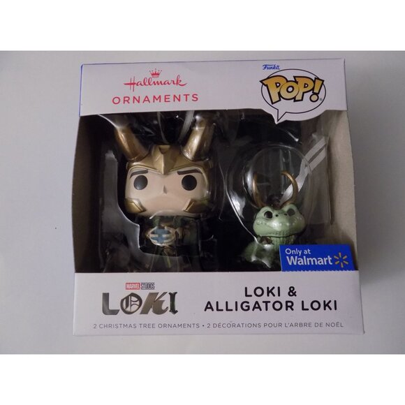 Hallmark Funko POP Marvel Loki & Alligator Loki Ornament 2022 Christmas - Picture 1 of 4